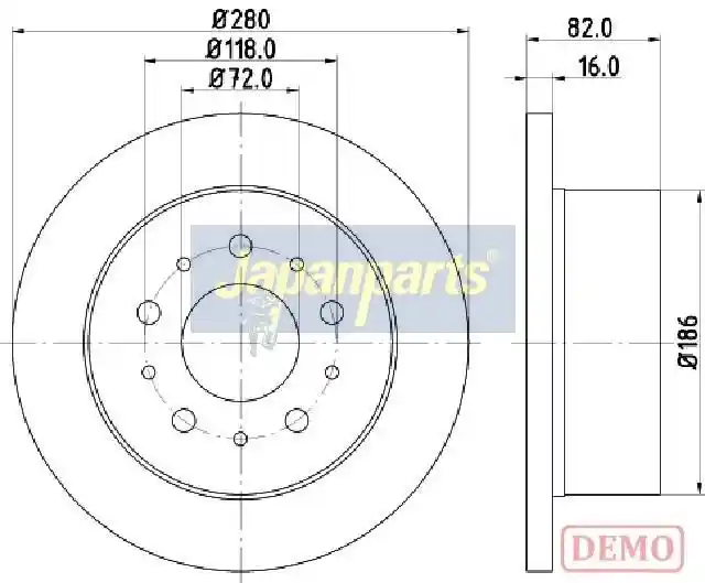 JAPANPARTS DP-0216C JAPANPARTS DP-0216C