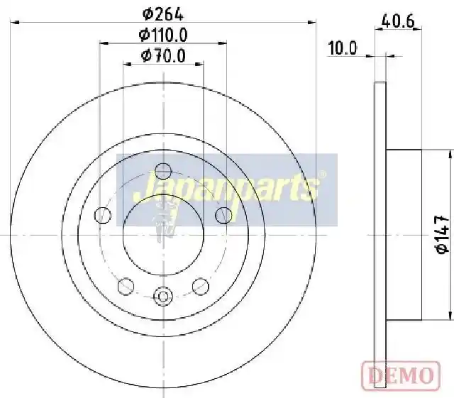 JAPANPARTS DP-0400C JAPANPARTS DP-0400C