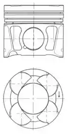 KOLBENSCHMIDT 41070620 KOLBENSCHMIDT 41070620
