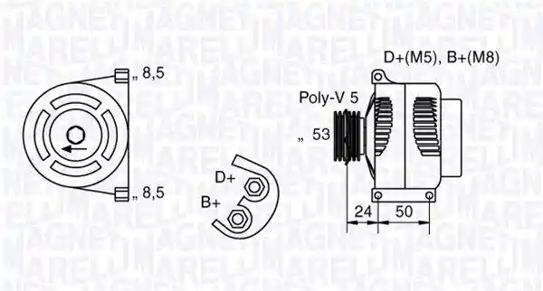 MAGNETI MARELLI 063377007010 MAGNETI MARELLI 063377007010