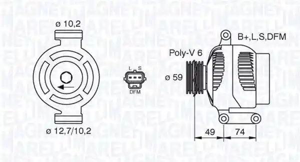 MAGNETI MARELLI 063380004010 MAGNETI MARELLI 063380004010