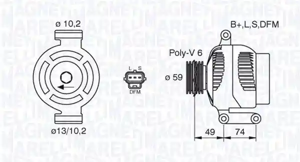 MAGNETI MARELLI 063380005010 MAGNETI MARELLI 063380005010