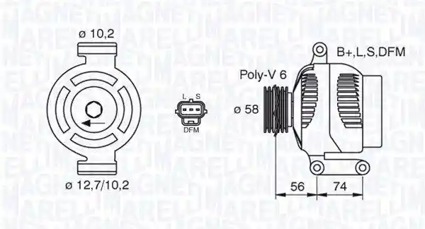 MAGNETI MARELLI 063380006010 MAGNETI MARELLI 063380006010