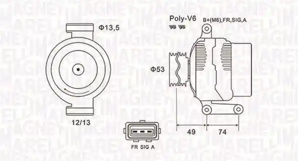 MAGNETI MARELLI 063731635010 MAGNETI MARELLI 063731635010