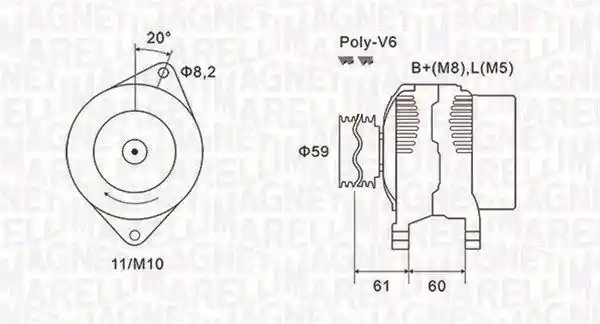 MAGNETI MARELLI 063731643010 MAGNETI MARELLI 063731643010