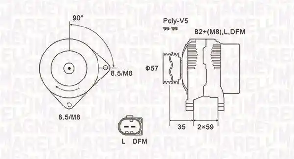 MAGNETI MARELLI 063731675010 MAGNETI MARELLI 063731675010
