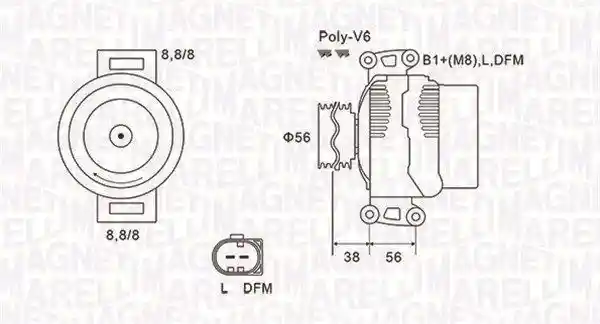 MAGNETI MARELLI 063731811010 MAGNETI MARELLI 063731811010