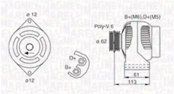 MAGNETI MARELLI 063731885010 MAGNETI MARELLI 063731885010
