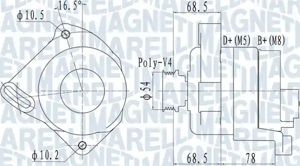MAGNETI MARELLI 063732094010 MAGNETI MARELLI 063732094010