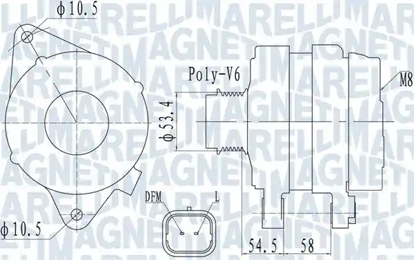 MAGNETI MARELLI 063732142010 MAGNETI MARELLI 063732142010