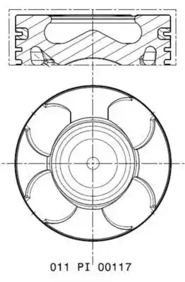 MAHLE 011 PI 00117 000