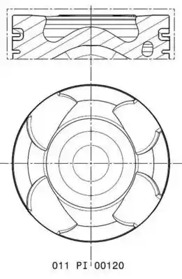 MAHLE 011 PI 00120 000 MAHLE 011 PI 00120 000