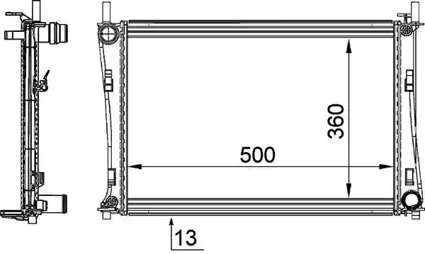 MAHLE CR 1355 000P