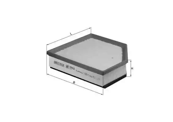 MAHLE LX 1593/2 MAHLE LX 1593/2