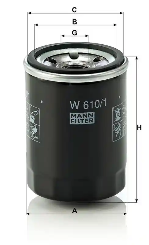 MANN-FILTER W 610/1