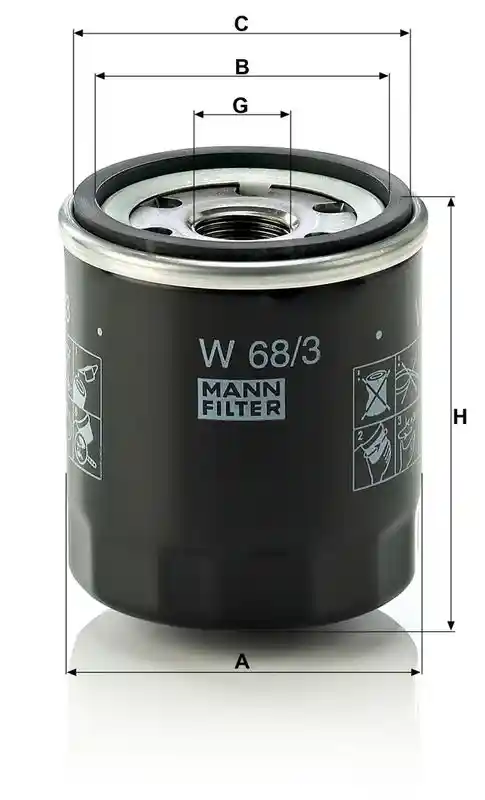 MANN-FILTER W 68/3