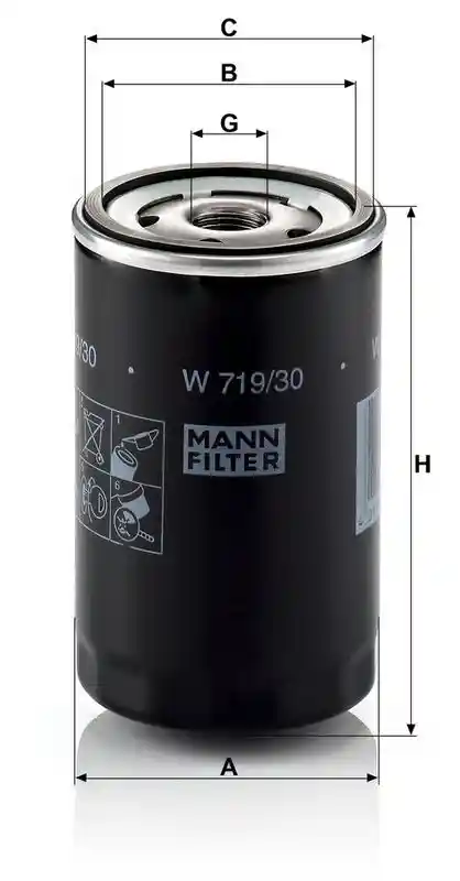 MANN-FILTER W 719/30 MANN-FILTER W 719/30