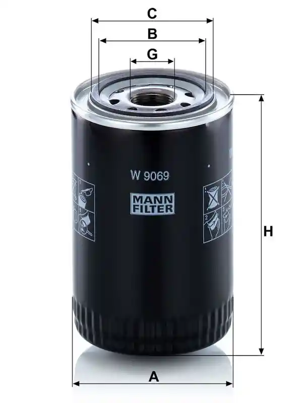 MANN-FILTER W 9069 MANN-FILTER W 9069