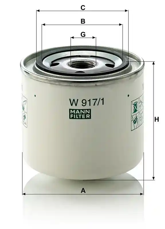MANN-FILTER W 917/1