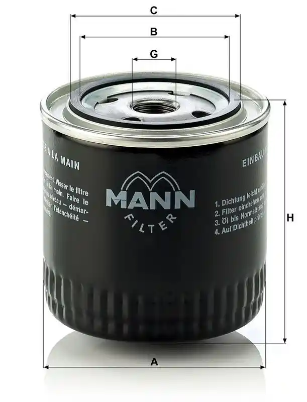 MANN-FILTER W 920/17 MANN-FILTER W 920/17