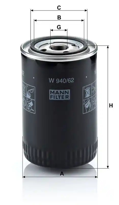 MANN-FILTER W 940/62
