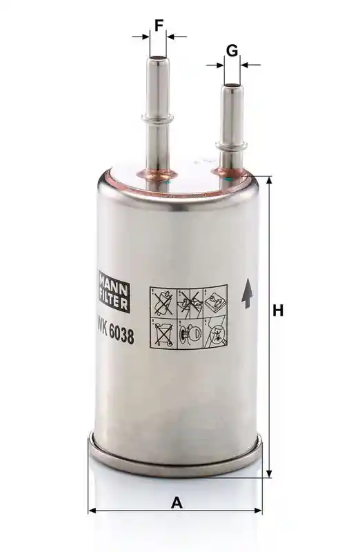 MANN-FILTER WK 6038 MANN-FILTER WK 6038