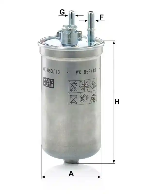 MANN-FILTER WK 853/13 MANN-FILTER WK 853/13