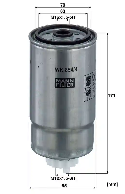 MANN-FILTER WK 854/4