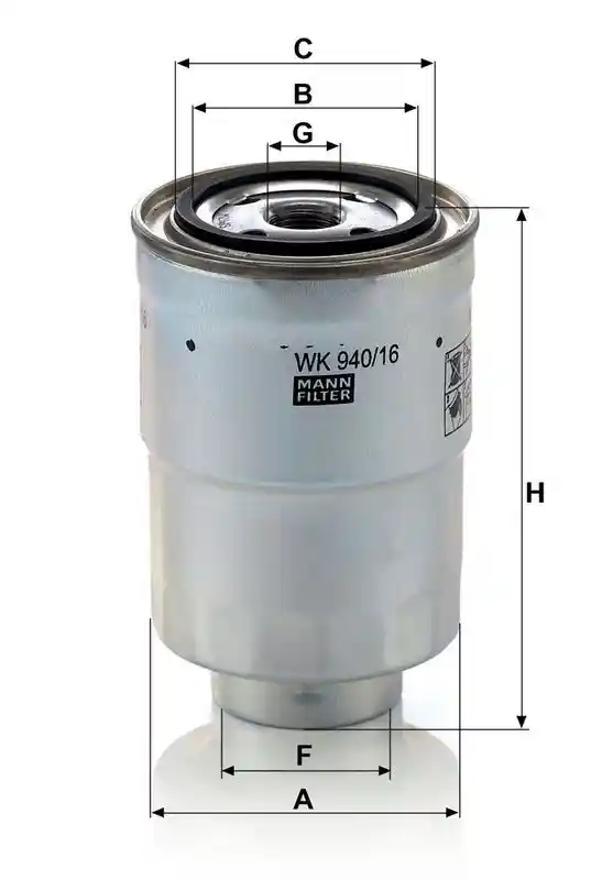 MANN-FILTER WK 940/16 x