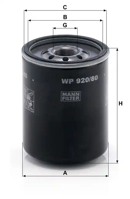 MANN-FILTER WP 920/80