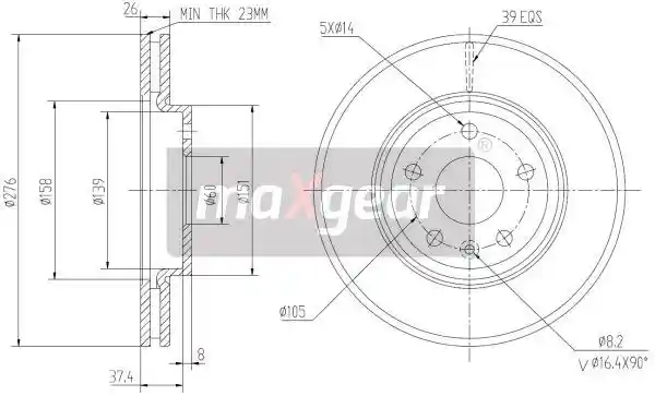 MAXGEAR 19-2334MAX MAXGEAR 19-2334MAX