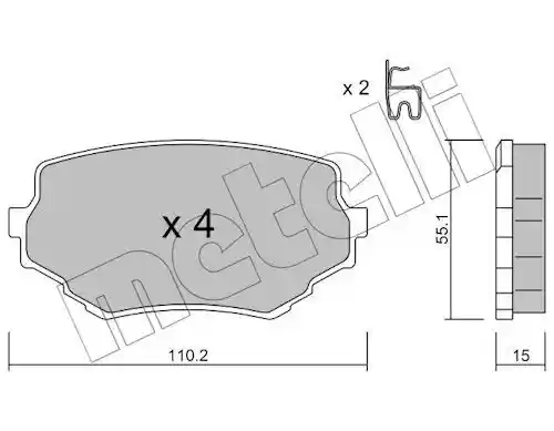 METELLI 22-0249-0 METELLI 22-0249-0