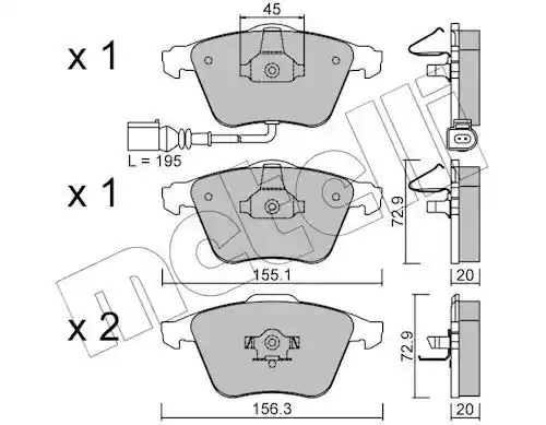 METELLI 22-0549-2 METELLI 22-0549-2