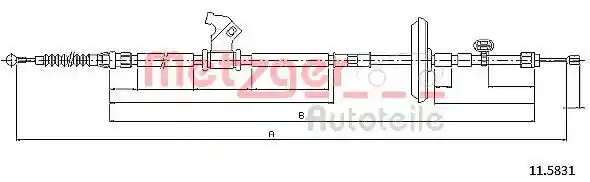 METZGER AUTOTEILE 11.5831