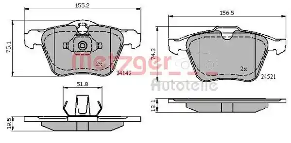 METZGER AUTOTEILE 1170864 METZGER AUTOTEILE 1170864