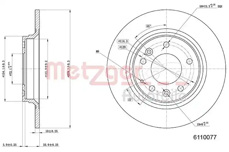 METZGER AUTOTEILE 6110077