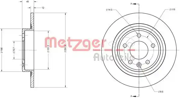 METZGER AUTOTEILE 6110247 METZGER AUTOTEILE 6110247