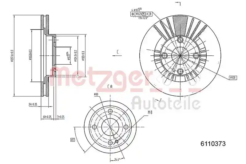 METZGER AUTOTEILE 6110373
