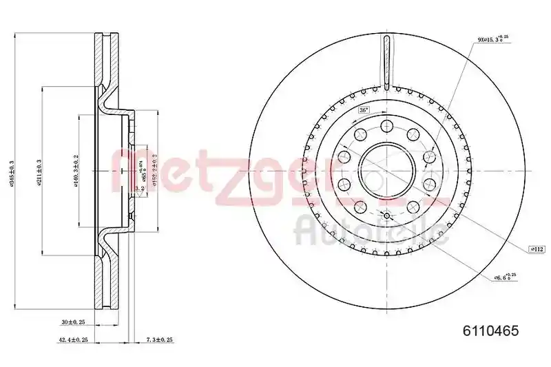 METZGER AUTOTEILE 6110465
