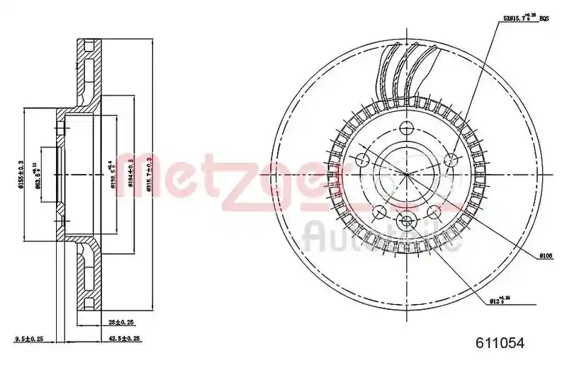 METZGER AUTOTEILE 6110504