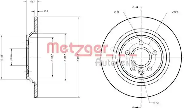 METZGER AUTOTEILE 6110728