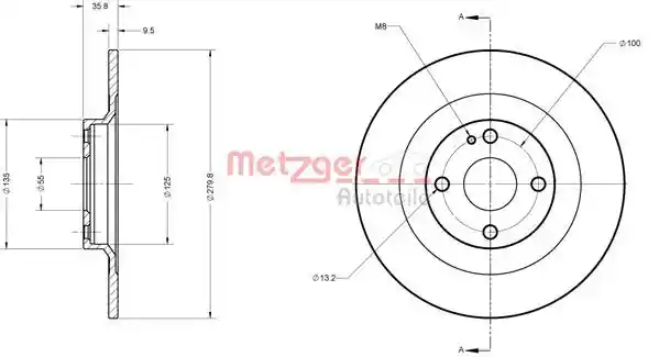 METZGER AUTOTEILE 6110833