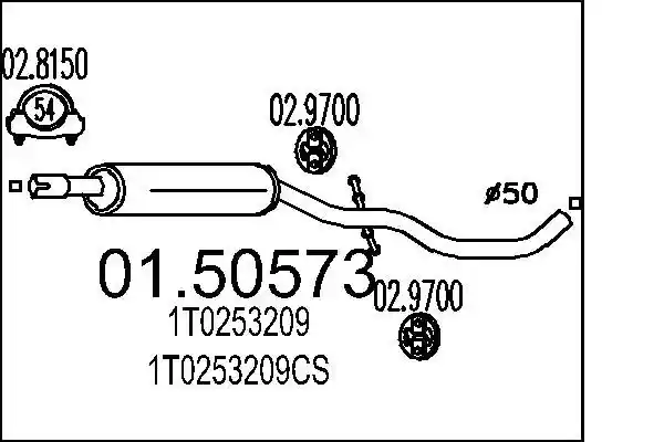 MTS 01.50573 MTS 01.50573
