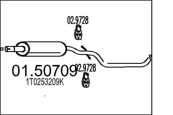 MTS 01.50709 MTS 01.50709