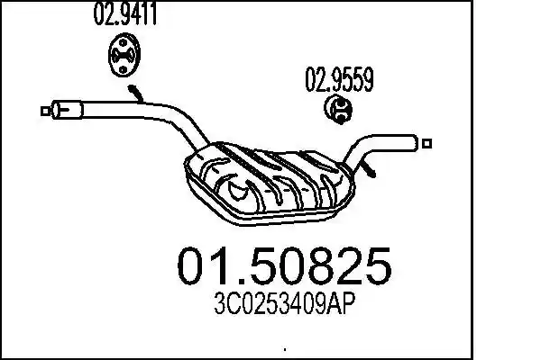 MTS 01.50825 MTS 01.50825