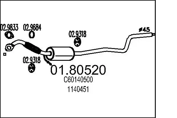 MTS 01.80520 MTS 01.80520