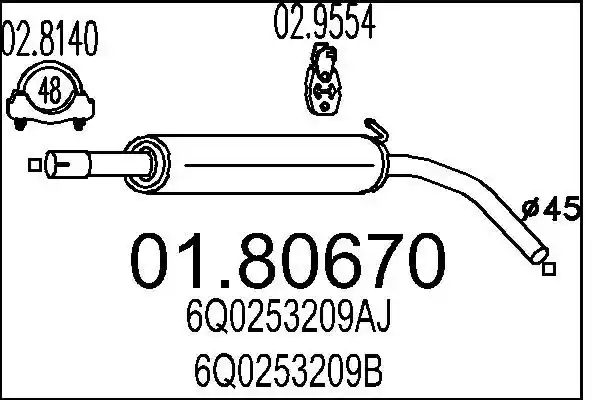 MTS 01.80670 MTS 01.80670