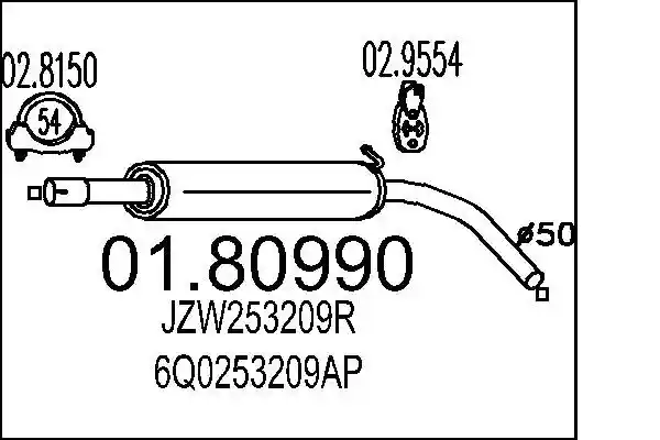 MTS 01.80990 MTS 01.80990