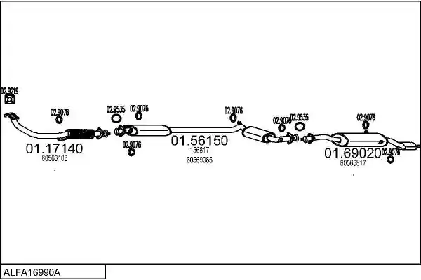 MTS ALFA16990A000155