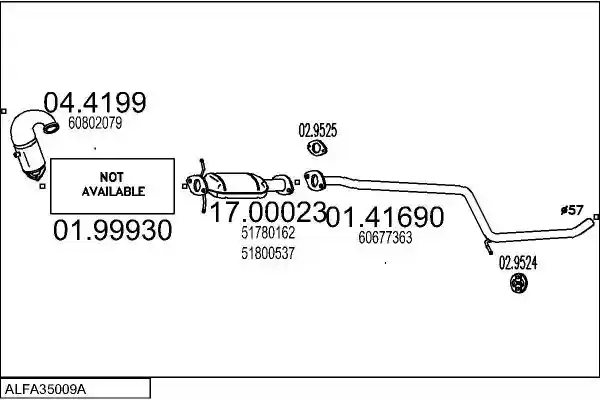 MTS ALFA35009A017792